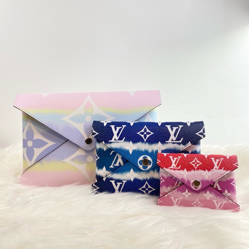 Louis Vuitton Pastel and Bold Clutch Trio - Picture 2 of 3